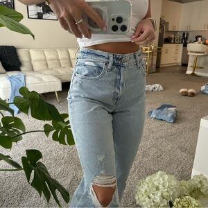 Abercrombie mom jeans